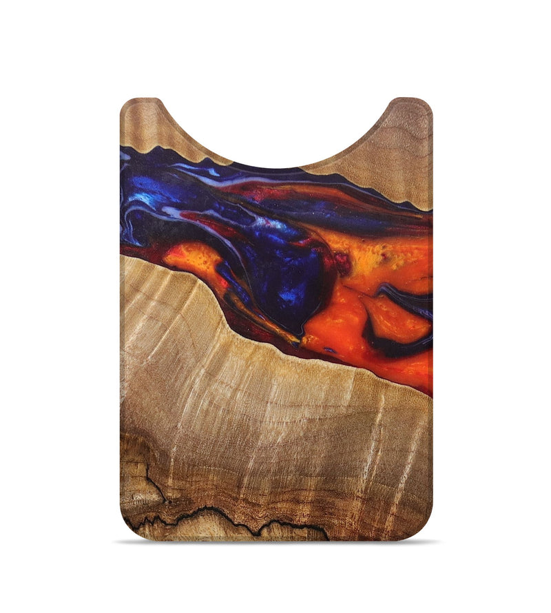 Live Edge Wood+Resin Wallet - Henrietta (Fire & Ice, 693300)