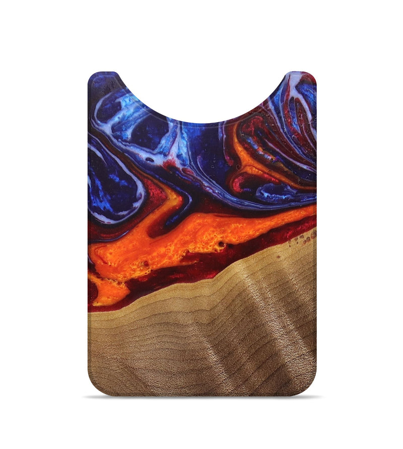 Live Edge Wood+Resin Wallet - Chelsey (Fire & Ice, 693303)