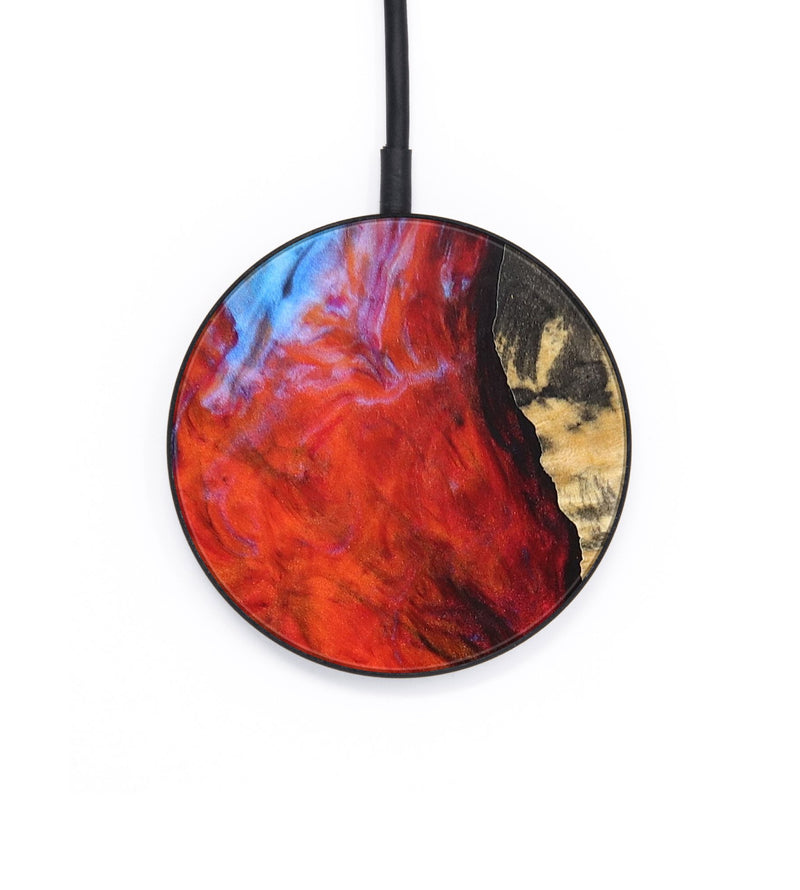 Circle Wood+Resin Wireless Charger - Ben (Fire & Ice, 693365)