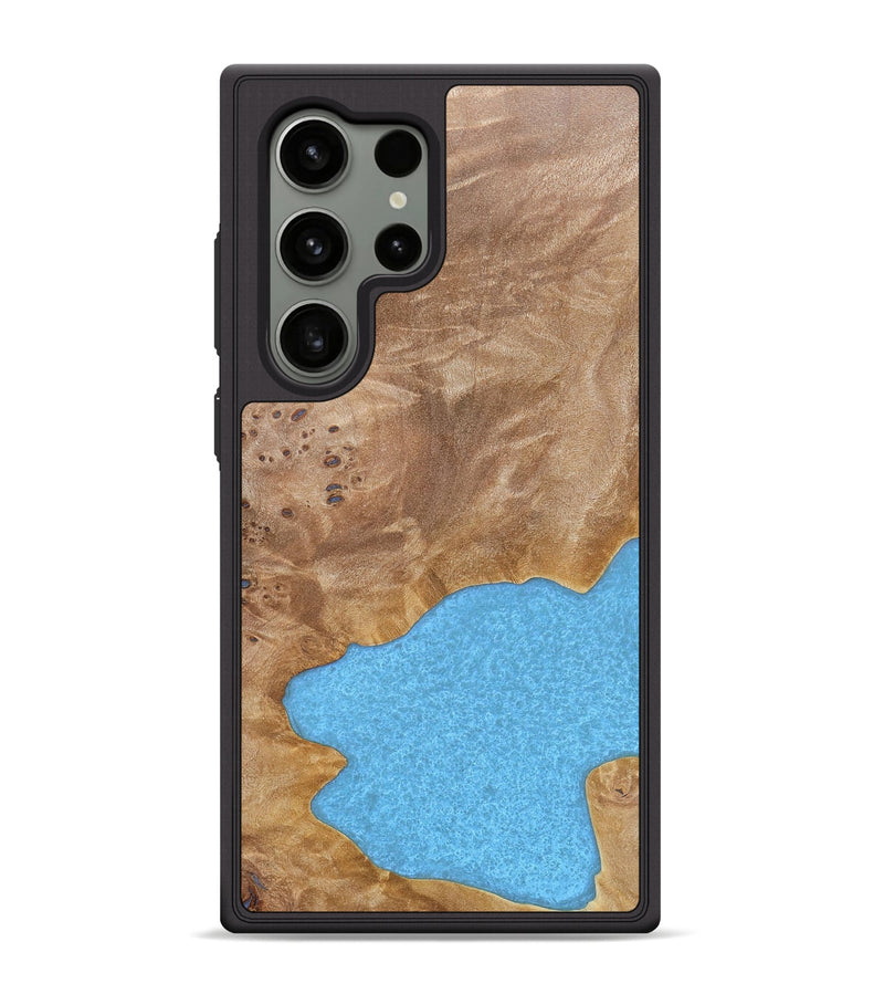 Galaxy S24 Ultra Wood+Resin Phone Case - Kathleen (Wood Burl, 693498)