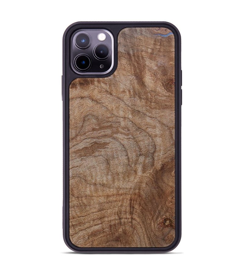 iPhone 11 Pro Max Wood+Resin Phone Case - Joni (Wood Burl, 693507)