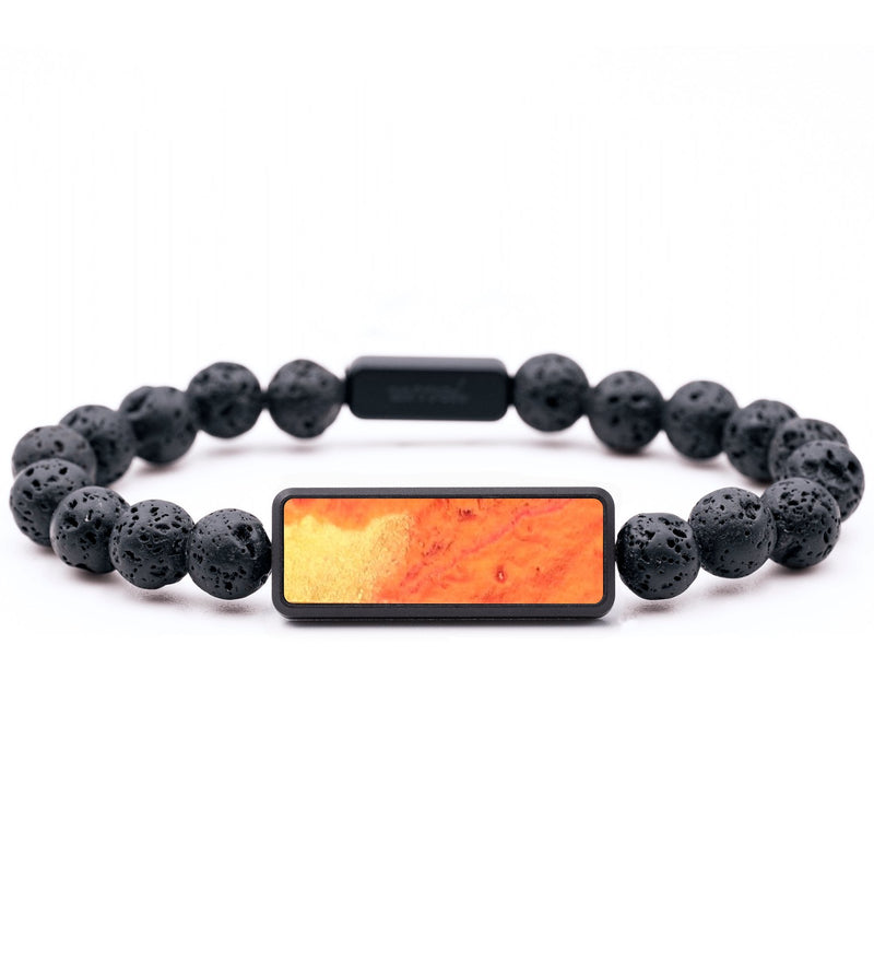 Lava Bead ResinArt Bracelet - Asia (Fire & Ice, 693637)