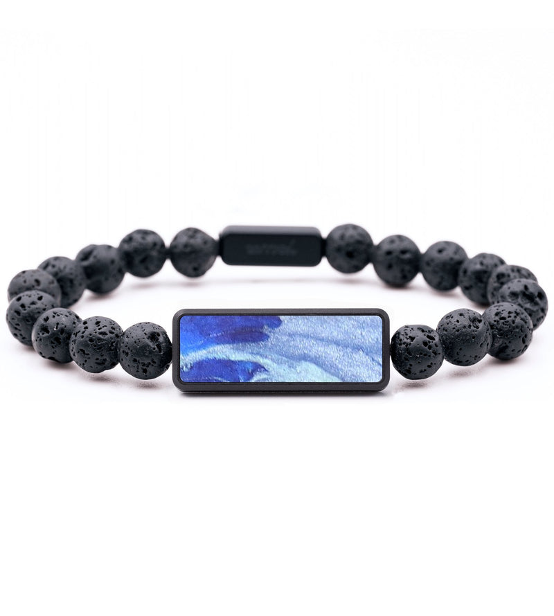 Lava Bead ResinArt Bracelet - Parker (Fire & Ice, 693648)