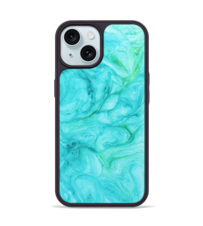 iPhone 15 ResinArt Phone Case - Juniper (Watercolor, 693716)