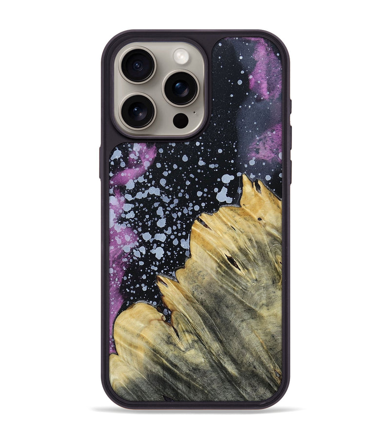 iPhone 15 Pro Max Wood+Resin Phone Case - Payton (Cosmos, 693886)