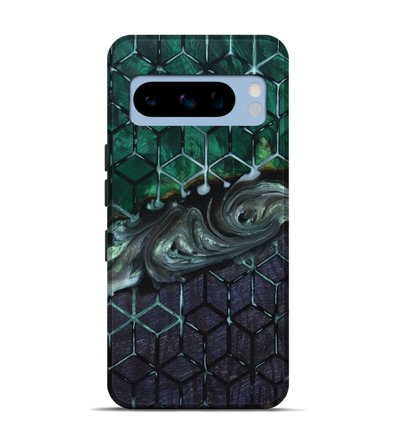 Pixel 8 Pro Wood+Resin Live Edge Phone Case - Quentin (Pattern, 693975)