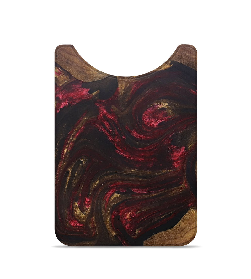 Live Edge Wood+Resin Wallet - Gordon (Red, 694038)