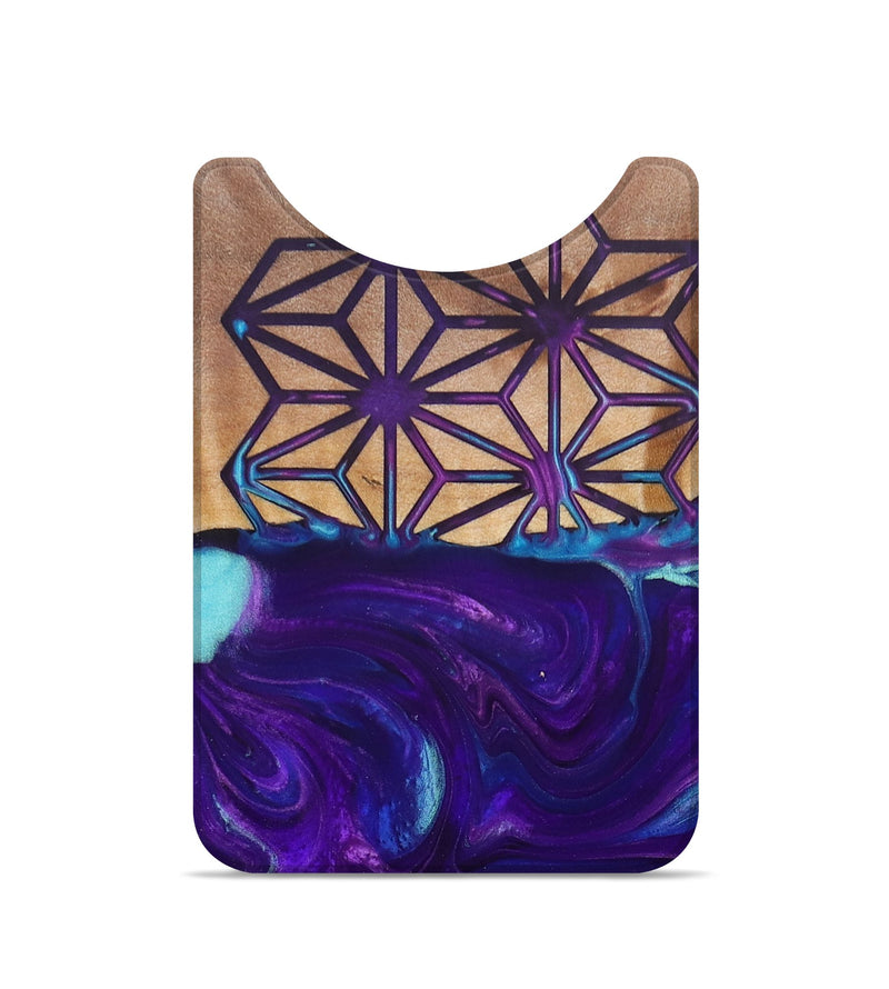 Live Edge Wood+Resin Wallet - Tyler (Pattern, 694039)