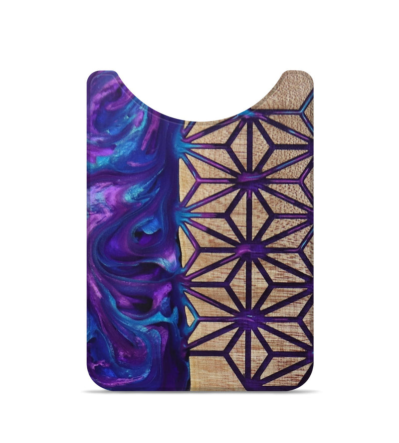 Live Edge Wood+Resin Wallet - Kash (Pattern, 694040)