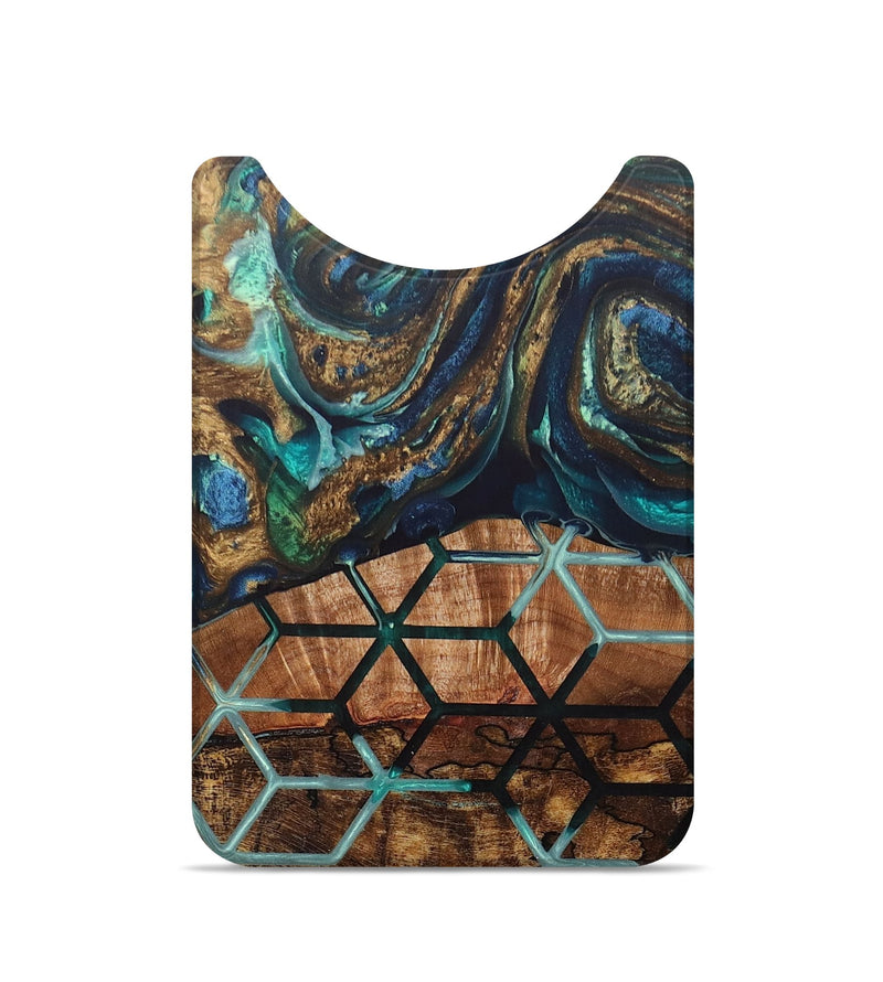Live Edge Wood+Resin Wallet - Warren (Pattern, 694046)