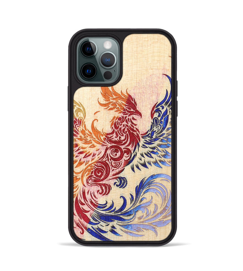iPhone 12 Pro Wood+Resin Phone Case - Lula (Fire & Ice, 694068)