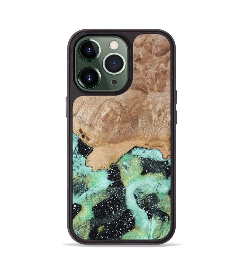 iPhone 13 Pro Wood+Resin Phone Case - Ada (Cosmos, 694184)