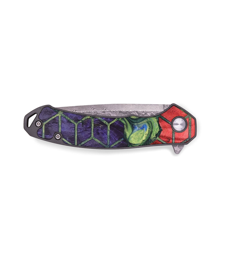 EDC Wood+Resin Pocket Knife - Yahir (Pattern, 694235)