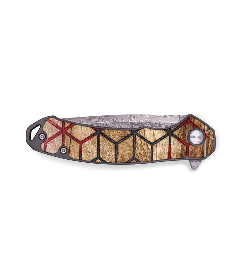 EDC Wood+Resin Pocket Knife - Delilah (Pattern, 694240)