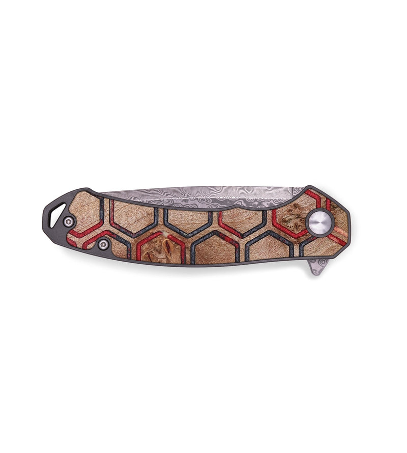 EDC Wood+Resin Pocket Knife - Grover (Pattern, 694241)