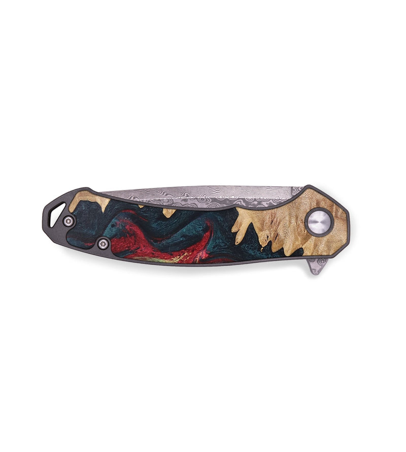 EDC Wood+Resin Pocket Knife - Felicity (Reggae, 694250)