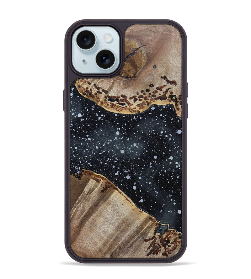 iPhone 15 Plus Wood+Resin Phone Case - Tucker (Cosmos, 694363)