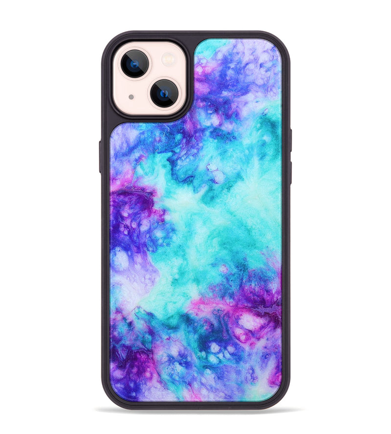 iPhone 14 Plus Wood+Resin Phone Case - Braxton (Watercolor, 694368)