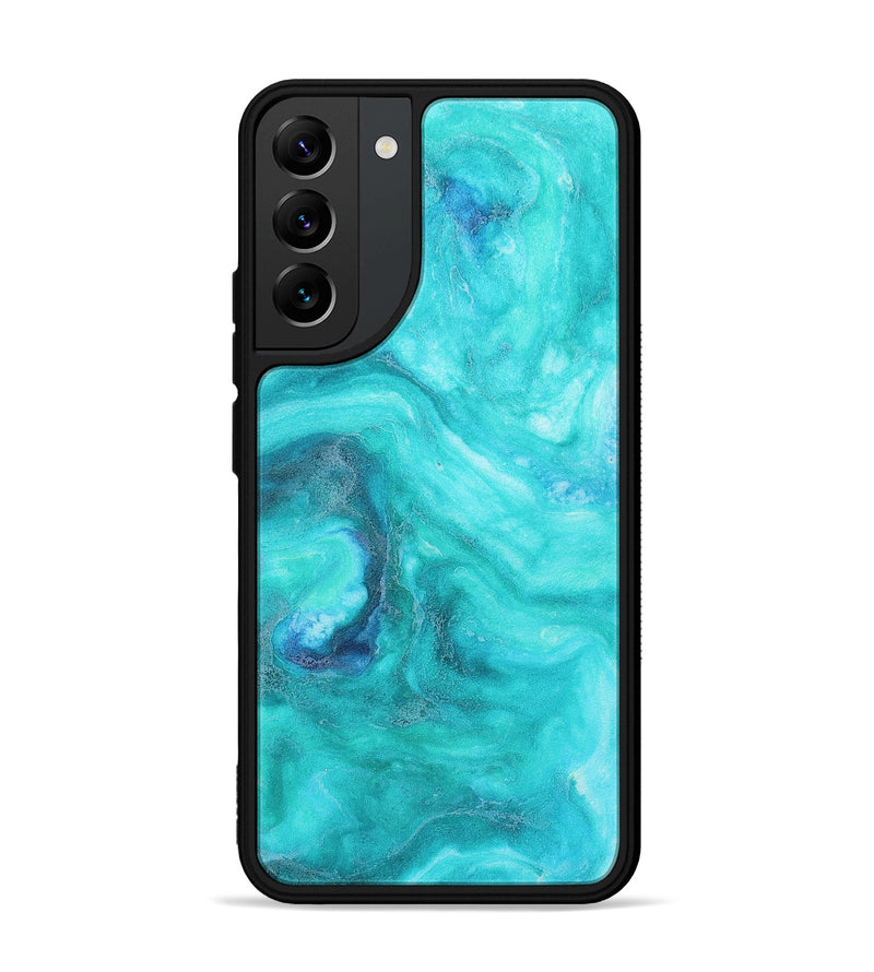 Galaxy S22 Plus Wood+Resin Phone Case - Zoe (Watercolor, 694370)