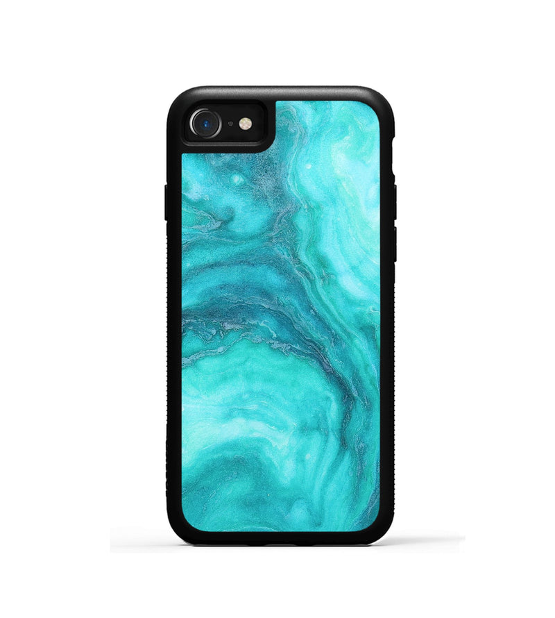 iPhone SE Wood+Resin Phone Case - Kenneth (Watercolor, 694376)