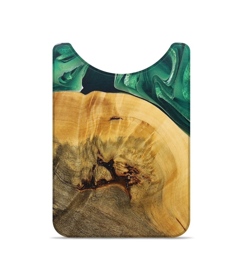 Live Edge Wood+Resin Wallet - Floyd (Green, 694420)