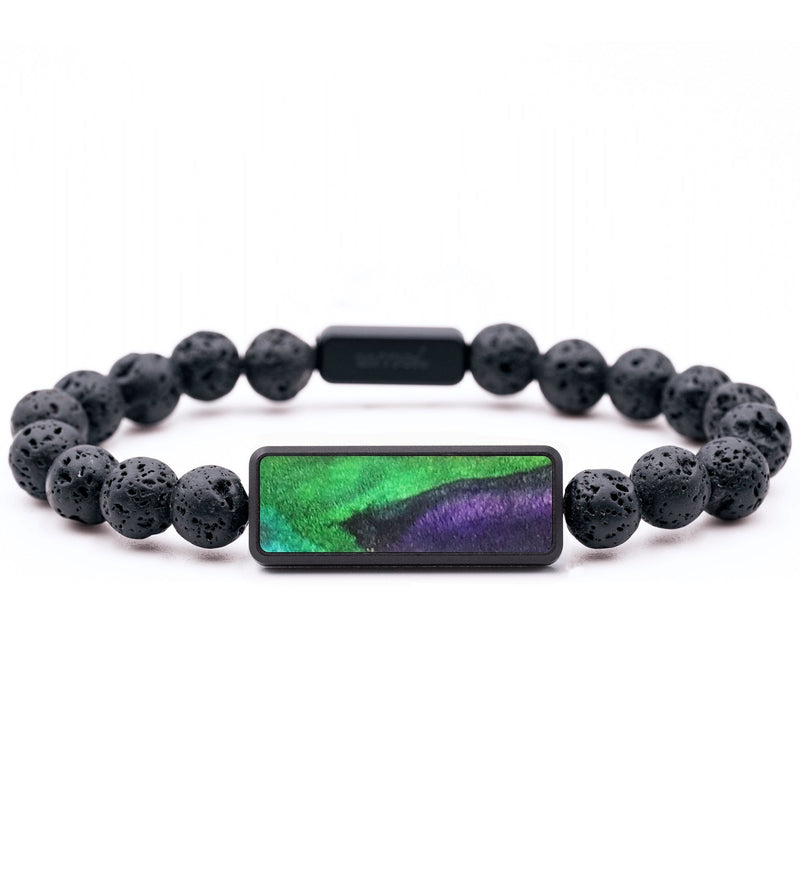 Lava Bead ResinArt Bracelet - Mckenzie (Watercolor, 694472)