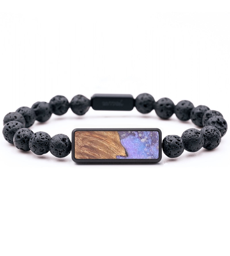 Lava Bead Wood+Resin Bracelet - Jayceon (Cosmos, 694515)