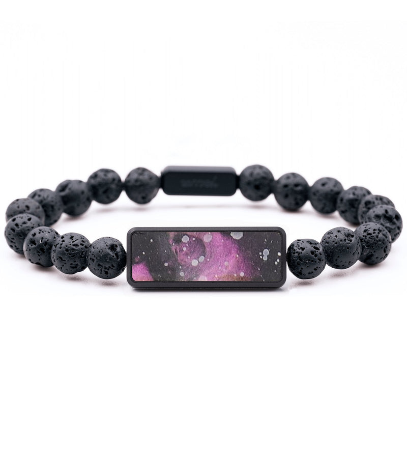 Lava Bead Wood+Resin Bracelet - Alyssa (Cosmos, 694524)