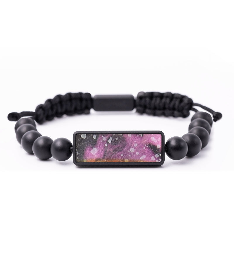 Onyx Bead ResinArt Bracelet - Reese (Cosmos, 694526)
