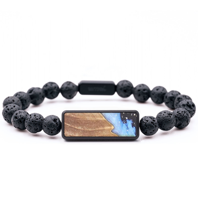 Lava Bead Wood+Resin Bracelet - Cassie (Cosmos, 694527)