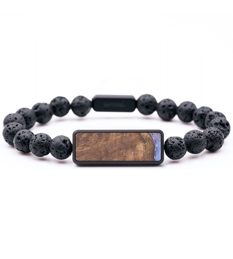 Lava Bead Wood+Resin Bracelet - Kai (Cosmos, 694537)