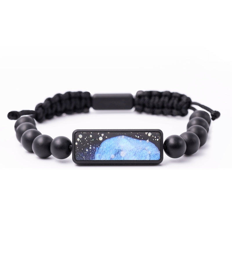Onyx Bead ResinArt Bracelet - Linda (Cosmos, 694540)
