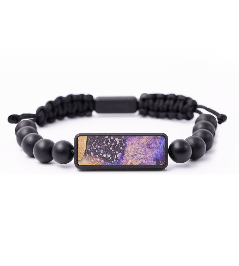 Onyx Bead Wood+Resin Bracelet - Axel (Cosmos, 694546)