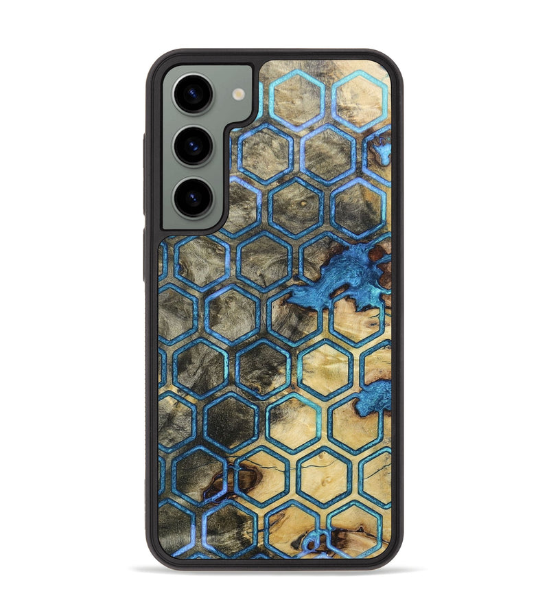 Galaxy S23 Plus Wood+Resin Phone Case - Bernadette (Pattern, 694914)
