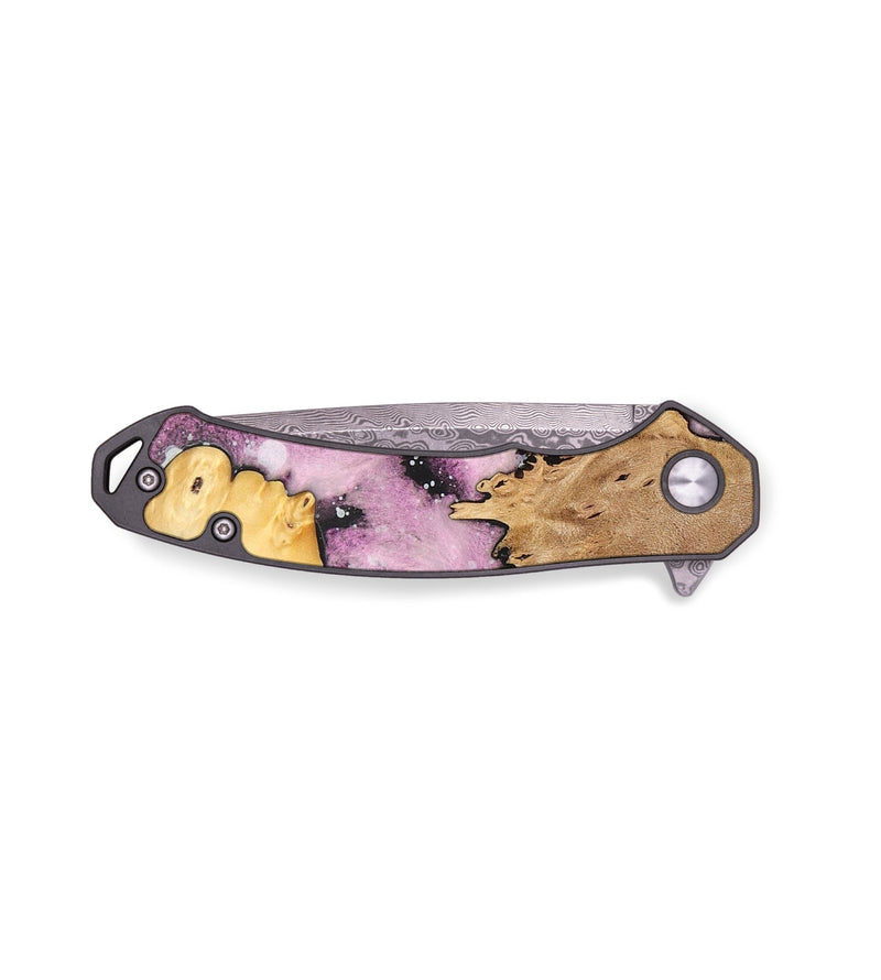 EDC Wood+Resin Pocket Knife - Belinda (Cosmos, 695007)