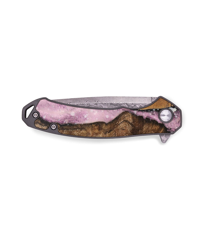 EDC Wood+Resin Pocket Knife - Roger (Cosmos, 695008)