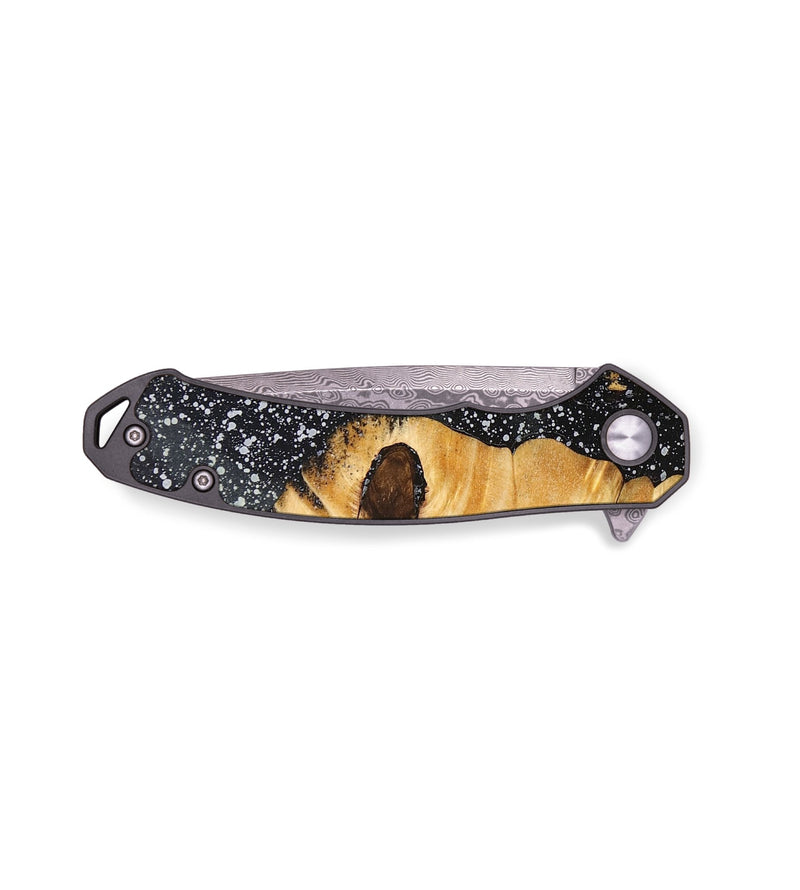 EDC Wood+Resin Pocket Knife - Stefanie (Cosmos, 695014)