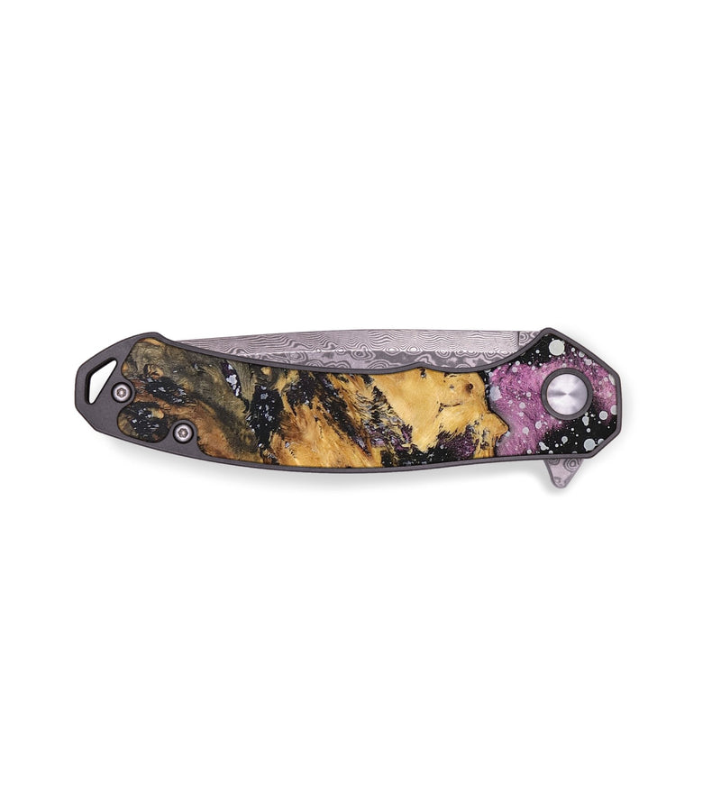 EDC Wood+Resin Pocket Knife - Dustin (Cosmos, 695019)