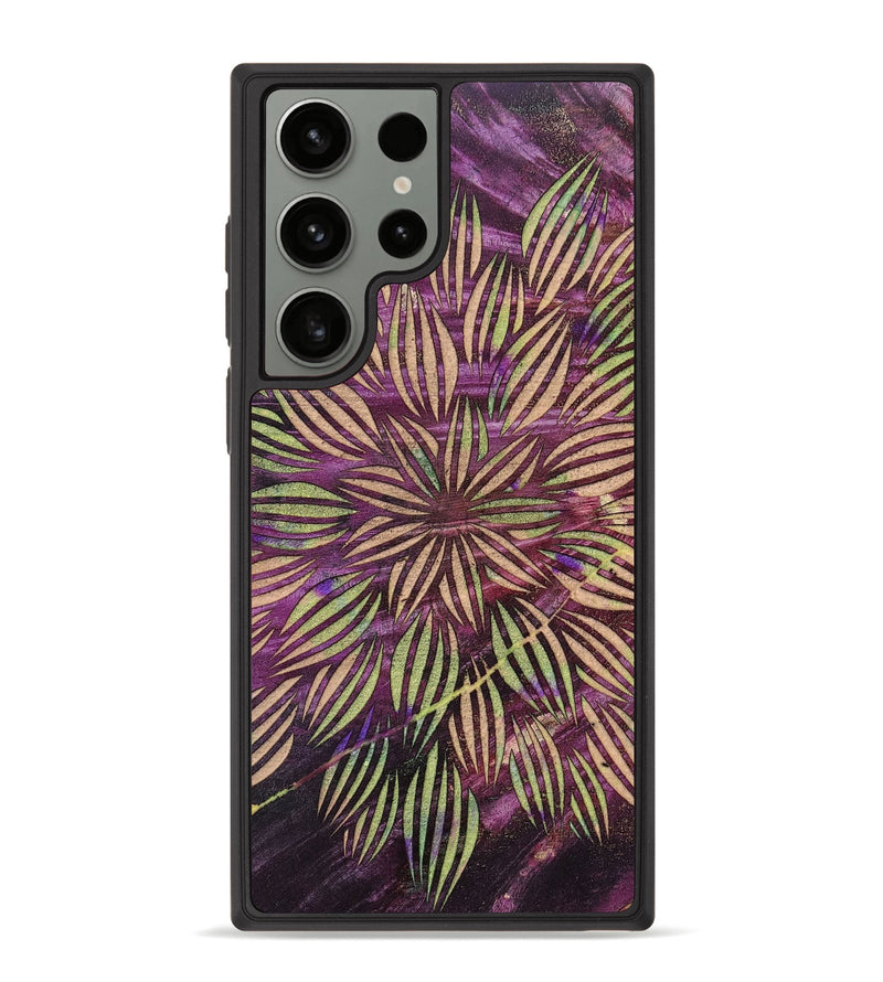 Galaxy S23 Ultra Wood+Resin Phone Case - Archie (Pattern, 695109)