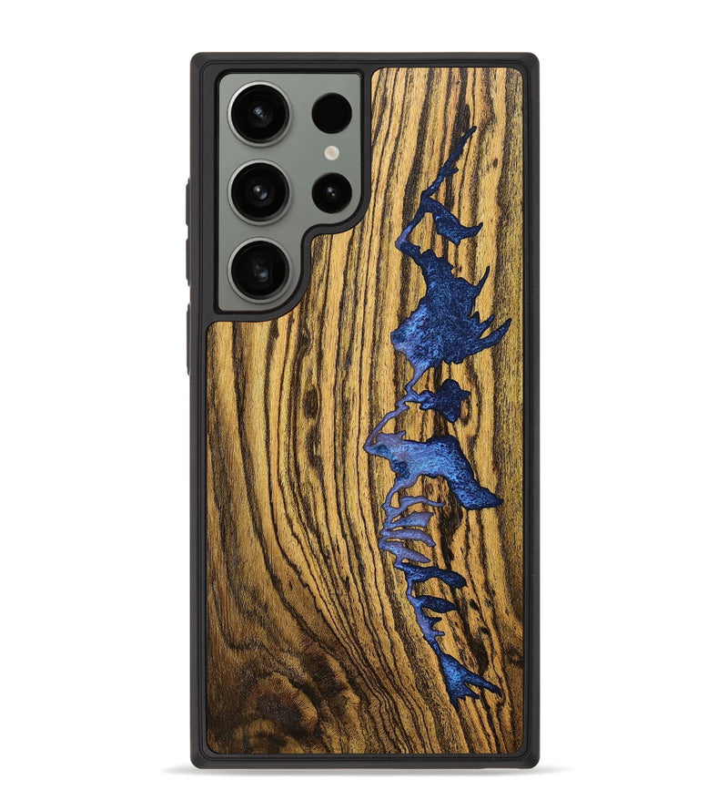 Galaxy S23 Ultra Wood+Resin Phone Case - Harvey (Pattern, 695115)