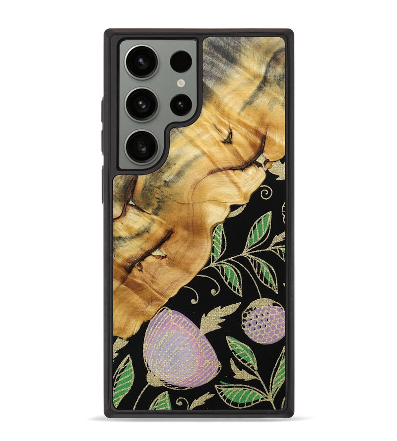 Galaxy S23 Ultra Wood+Resin Phone Case - Mauricio (Pattern, 695117)