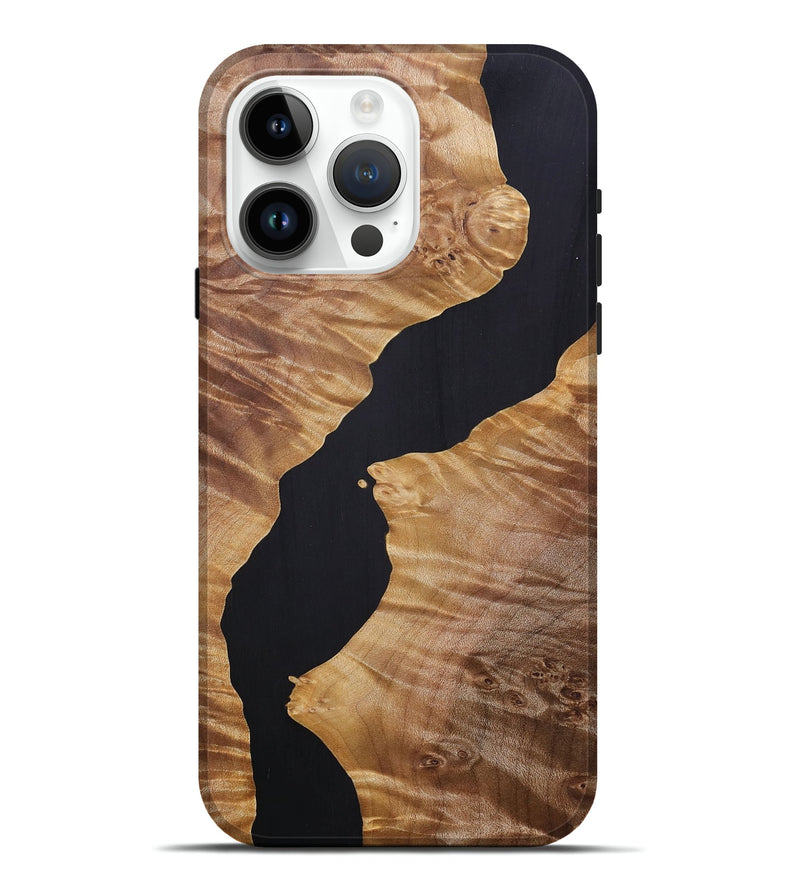 iPhone 15 Pro Max  Live Edge Phone Case - Suzanne (Pure Black, 695277)