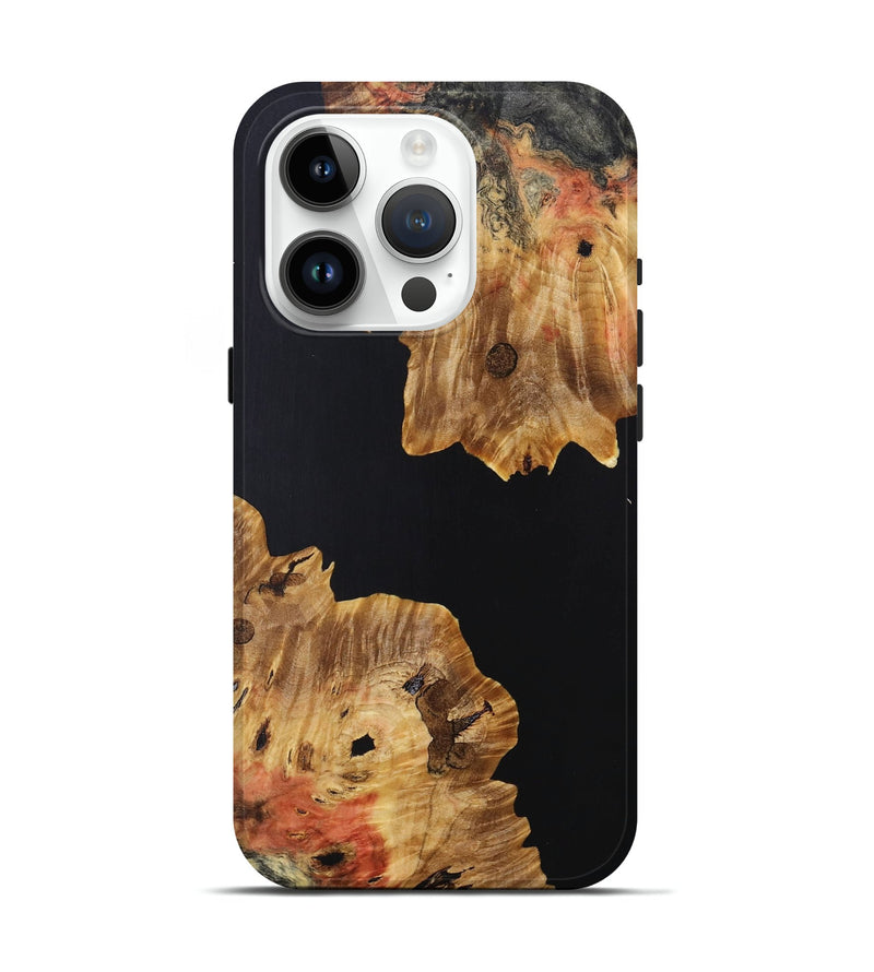iPhone 15 Pro  Live Edge Phone Case - Gary (Pure Black, 695281)