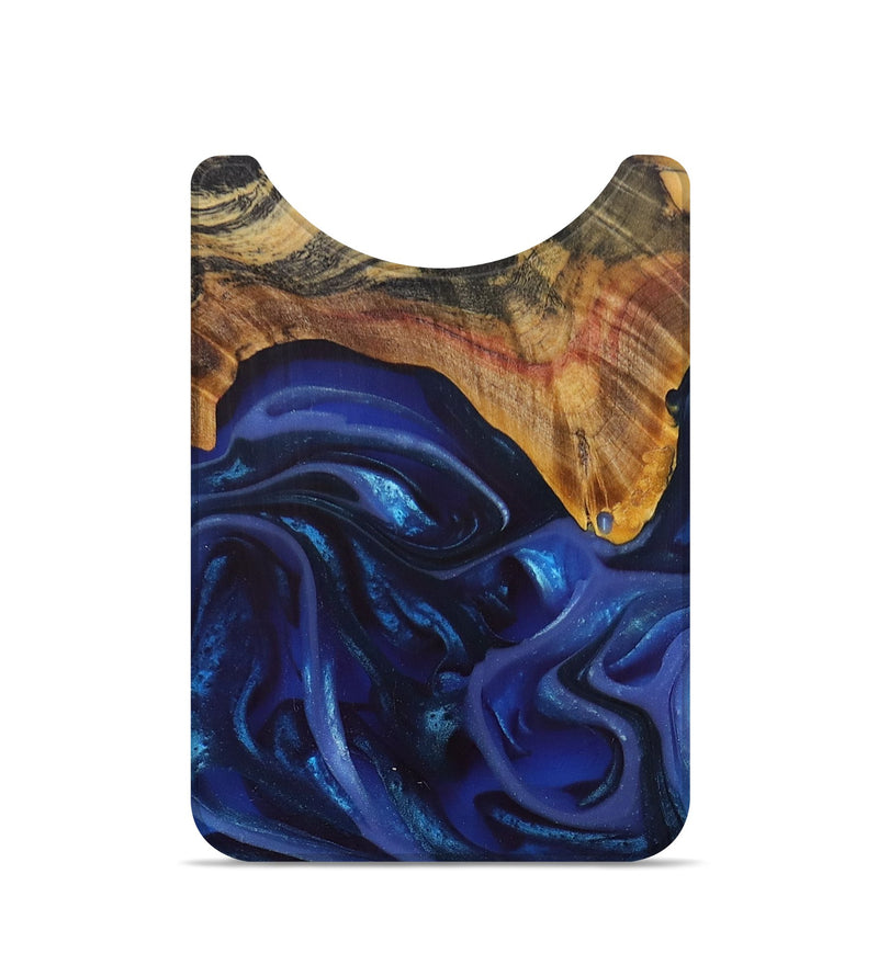 Live Edge Wood+Resin Wallet - Atlas (Blue, 695316)
