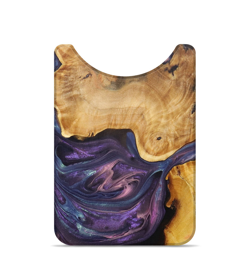 Live Edge Wood+Resin Wallet - Killian (Purple, 695323)