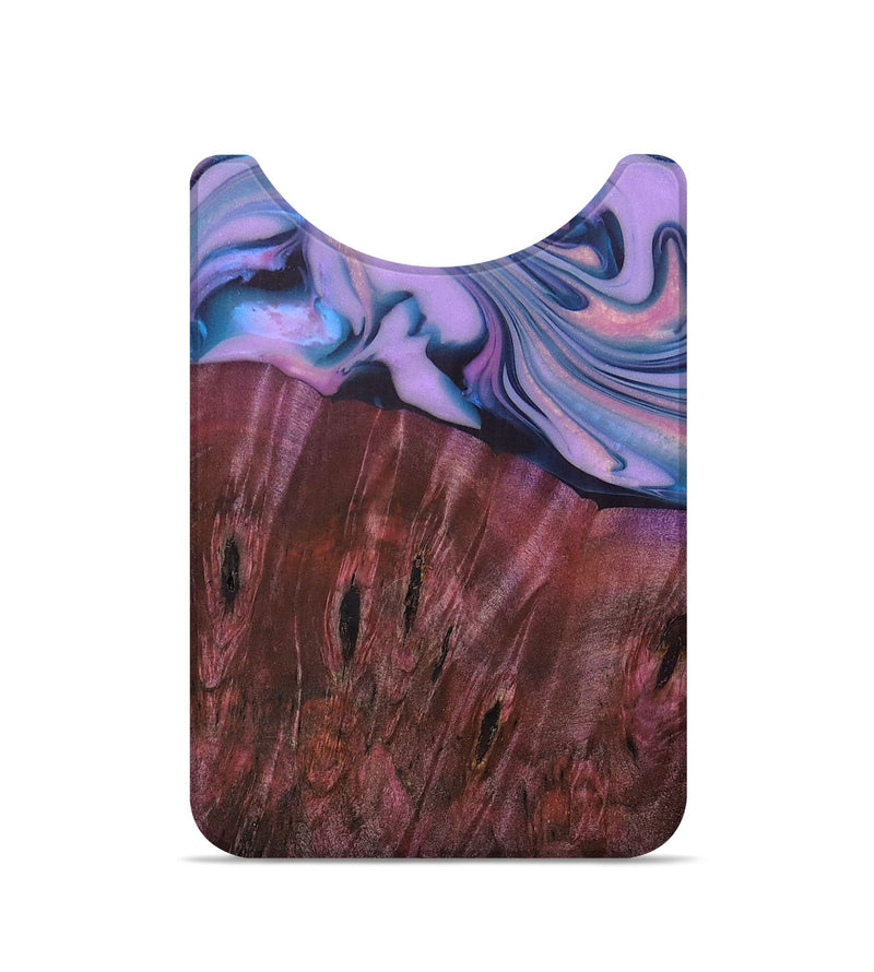 Live Edge Wood+Resin Wallet - Rhett (Purple, 695324)