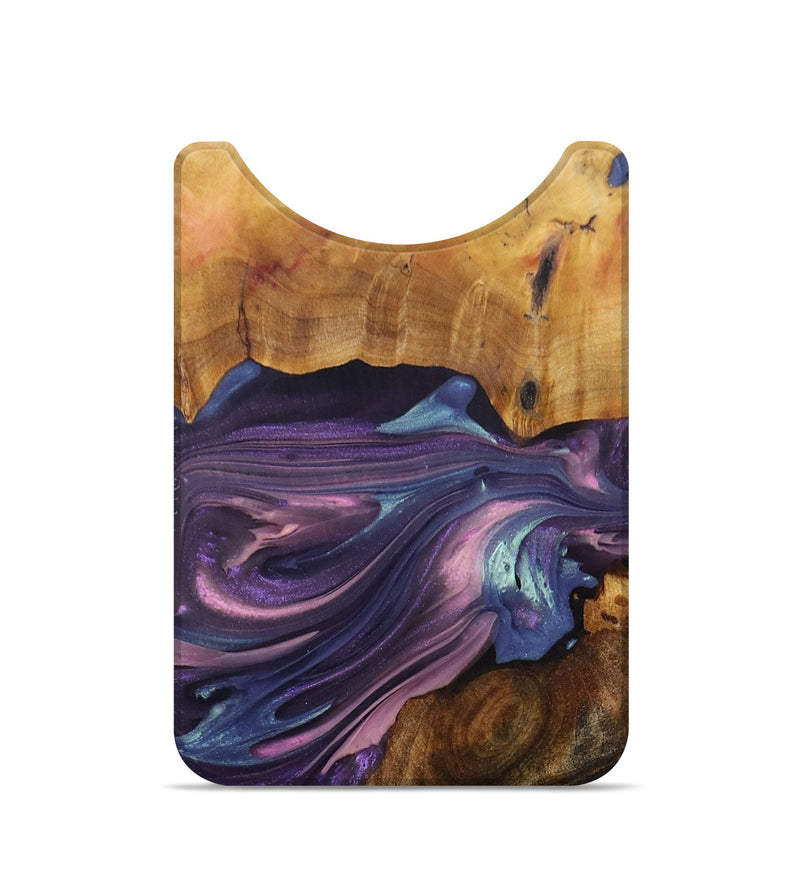 Live Edge Wood+Resin Wallet - Victoria (Purple, 695326)