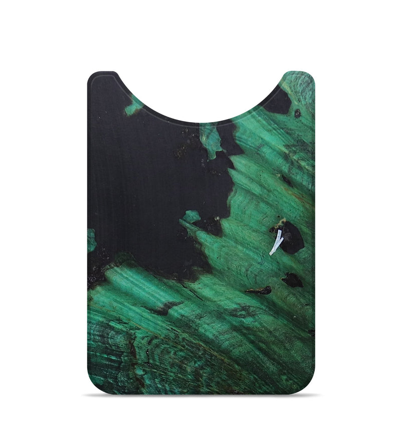 Live Edge Wood+Resin Wallet - Jared (Pure Black, 695331)