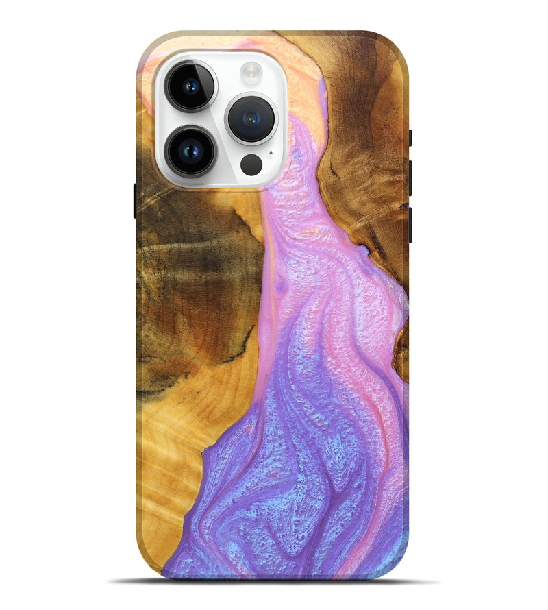 iPhone 15 Pro Max Wood+Resin Live Edge Phone Case - Dorothy (The Lab, 695395)