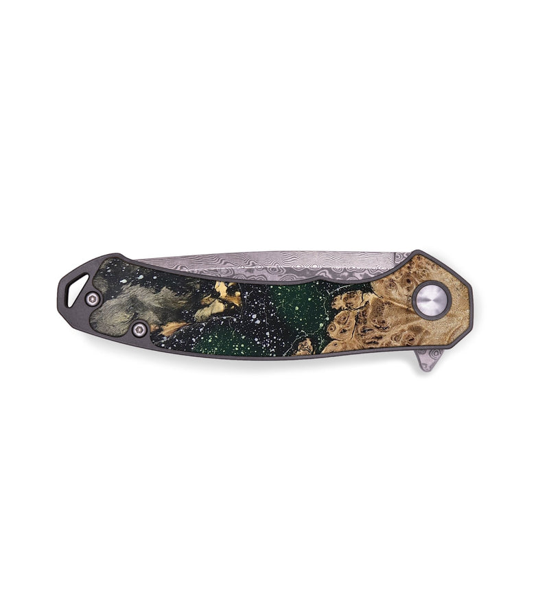 EDC Wood+Resin Pocket Knife - Warren (Cosmos, 695405)